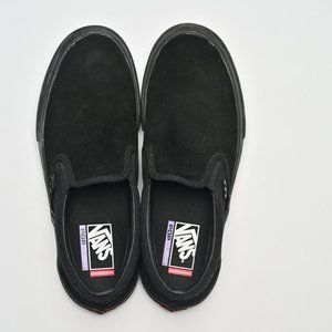 Van's Pop Cush Skate slip ons in black sz 10.5